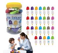Set di giocattoli per l'apprendimento alfabeto - Matching Letter Gopsicle, giocattolo educativo a forma di colorato | Sviluppa il riconoscimento delle lettere e la corrispondenza del colore, un
