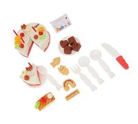 Set di Giocattoli per Torta di Compleanno con Simulazione Fai-da-te, Migliora le capacità Motorie, Colori Vivaci, Ottima Idea Regalo, per i Tea Party (PINK)