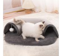 Set di giocattoli per tunnel e lettino per gatti, cuscino per dormire per