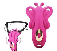 Set di giocattoli sessuali FOPS String Rosa con vibratore telecomando APP - vibratore con 9 modalità, doppio motore ricaricabile USB per coppie e relazioni a distanza M131