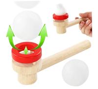 Set di giochi a palla galleggiante, divertimento palle di respirazione in legno per bambini, giocattolo a palla galleggiante interattivo, palline di allenamento per i bambini giocate in famiglia, gio