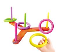 Set di giochi all'aperto, gioco di lancio di cortile - gioco di lancio all'aperto per adulti PE - set di anelli rotondi all'aperto per adulti, per la pratica della velocità e 'agilità