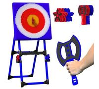 Set di giochi da lancio, 2 in 1, lancio di asce e freccette da prato, set di giochi da giardino per interni ed esterni con 8 asce volanti a manico lungo e 8 freccette a sei stelle per famiglie, bamb