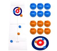 Set di Giochi da Tavolo di Curling, Gioco da Tavolo di Bowling Su Ghiaccio, Giochis da Tavolos di Shuffleboard Giocos di Famiglia Gioco da Tavolos di Curling Giochi da Tavolo per La Scuola, La Casa