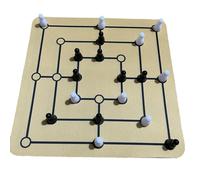 Set di giochi da tavolo educativi per adulti Nove uomini Morris per