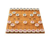 Set di giochi da tavolo Xiangqi for scacchi cinesi con pezzi degli scacchi in melamina Set di scacchi da viaggio portatile con scacchiera in pelle(3.8cm/1.5in)