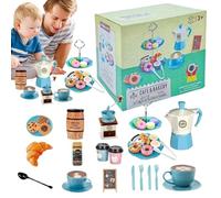 Set di giochi da tè - ingannare Princess Tea Party Toy per bambini e ragazze, giocattolo da cucina per amici, familiari e tempo di gioco immaginario