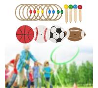 Set di giochi di lancio degli anelli, regali, gioco con gancio e ghiera per