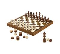 Set Di Giochi Di Scacchi Con Design Pieghevole - Set Di Scacchi Di Legno Magnetico E Checkers | Portali Utili Design Da Viaggio Per La Sala D'attesa In Classe Trip Passino Outdoor Park Tavolino
