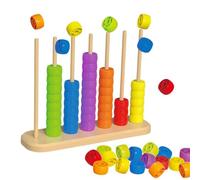 Set di Giochi Impilabili per Bambini | Puzzle competitivo ad anelli sensoriali | Classico Gioco da Tavolo Rompicapo - per bambini, famiglia, feste, scuola, casa, esterno, prato, viaggio, gara da tavol
