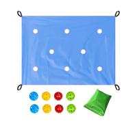 Set di giochi in mesh team - Fun Allenamento cooperativo, Strong Fabric Hole Sheet | Attività divertenti di apprendimento 'esercizio di gruppo ambientato con palla vuota, esperienza di ritiro azie