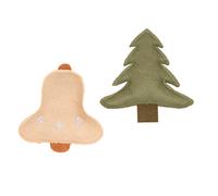Set di giochi per gatti TIAKI Albero di Natale e Campana - Set da 2