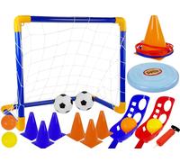 Set di giochi sportivi 5 in 1 - porta da calcio, FRISBEE e cestini da presa
