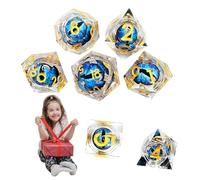 Set Di Gioco - Cubo Di Giochi, Gioco Di A Nucleo Liquido, Da Gioco Resistente All'usura per Giochi Di Ruolo | Giochi Da Tavolo, Giochi Matematica, Attività Educative per E