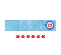 Set di gioco da golf per tavolo, tappeto pieghevole per molteplici | Set da tavolo da curling e bowling per bambini, adolescenti, amici, compagni di classe