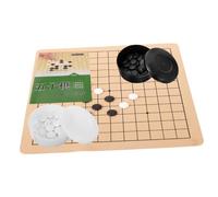 Set di Gioco del Go Professionale Pieghevole in Melamina per Bambini | Tavoliere Linee Chiare, Uso Interno ed Esterno, Facile da Riporre, Manuale Stili Multipli Stile Casuale