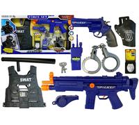 Set di gioco della polizia con suoni di sparo e accessori