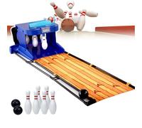 Set di gioco elettronico da bowling per bambini e adulti, bowling da interno per la casa con ripristino automatico di birilli/palle, luci LED ed effetti sonori reali per tutte le età 350cm/11.5ft