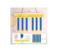 Set di gioco "Lascia cadere il bastoncino" per allenamento, sfida divertente, interazione genitore-figlio, giocattolo per feste di colore giallo