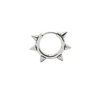 Set di Gioielli a Forma di Rivetto, Gioielli Perforanti Ipoallergenici, Orecchini Quotidiani Moderni e Semplici(Silver)