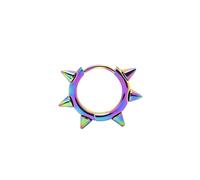 Set di Gioielli a Forma di Rivetto, Gioielli Perforanti Ipoallergenici, Orecchini Quotidiani Moderni e Semplici(Colorful)