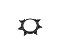Set di Gioielli a Forma di Rivetto, Gioielli Perforanti Ipoallergenici, Orecchini Quotidiani Moderni e Semplici(Black)