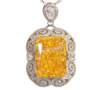 Set di gioielli con collana in corindone rosso sintetico, design audace, tre pezzi, squisito accento taglio floreale per le donne, Necklace