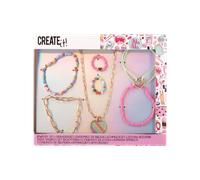 set di gioielli create it! bigiotteria per bambini con braccialetti, orecchini e collana