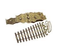 Set di gioielli etnici per la vita e il corpo con lunghezza regolabile per le donne accessori alla moda gotico medievale fantasy set di difesa, One Size, come descritto, come descritto