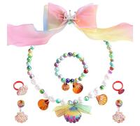 Set di gioielli, piccoli gioielli s,7x orecchini bracciale principessa set - vestito accessori costume, accessori cosplay per Halloween, Natale, Consulte la descripción, Resina, Vedere la descrizione