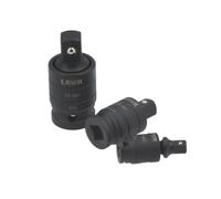 Set Di Giunti Universali Impact Laser 3 Pezzi 1/4" 3/8" E 1/2"