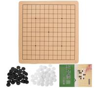 Set di Go per Bambini Portatile Tavoliere in Melamina | Stile Manuale Casuale, Linee Nitide e Pratiche, Pieghevole, Facile da Riporre Stile Casuale