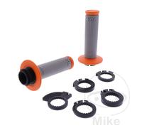 Set di Gomme per Manopole PROGRIP 708 Cross/MX arancione/grigio 2/25 mm 125 mm