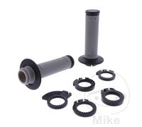 Set di Gomme per Manopole PROGRIP 708 Cross/MX grigio/nero 2/25 mm 125 mm