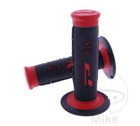 Set di Gomme per Manopole PROGRIP 791 Cross rosso/nero Diametro 22/25 mm 115 mm