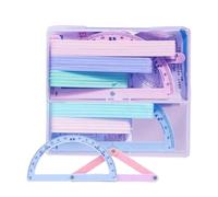Set di Goniometro e Righello - Strumenti Da Disegno Portatili E Righello Matematico,Kit Scuola con Lista Magnetica - per Ufficio Scuola Disegno Tecnico Architettura