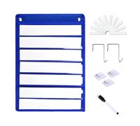 Set di grafici tascabili da 33 x 43 cm, per frigorifero, lavagna bianca, pianificatore di programmi, 7 strati, da appendere alla parete, grafici per insegnamento, grafici, forniture per lavagna bianca