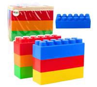 Set di grandi blocchi colorati in borsa 6 pz