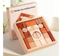 Set di grandi blocchi di legno, adatto per l'educazione della prima infanzia, per ispirare la creatività, l'apprendimento pratico, giochi di puzzle, costruzione di , classici blocchi fai-da-te, giocat