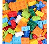 Set di grandi mattoncini da costruzione - Giocattoli di modelli di costruzione assemblabili liberamente, come regali per sviluppare le capacità manuali dei bambini, offrendo un'esperienza interattiva