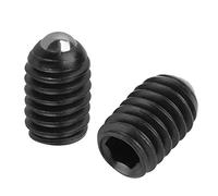 Set di grani a testa a sfera con esagono incassato a molla M 4, set di pressori a molla a sfera in acciaio al carbonio con filettatura a vite (opzionale)(M4*6(10PCS))