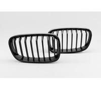 Set Di Griglie Anteriori Per BMW 1 Series F21 11-14 In Nero Lucido