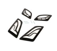 Set di griglie indicatori Moto Nostra nere opache per Vespa GT, GTL, GTV, GTS