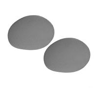 Set di griglie rotonde in fibra di vetro da 40,6 cm, per barbecue all'aperto, 2 pezzi riutilizzabili per grigliare varietà