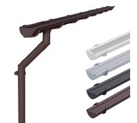Set di grondaie per casetta da giardino NW 100, semicircolare