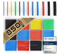 ® Set di Guaina Termorestringente da 850 Pezzi Tubo Termorestringente per Cavi