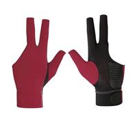 Set di guanti da biliardo - Cue Stick Aid, Cue Glove Men | Tre guanti da in tessuto mesh traspirante, leggero elasticizzato per giochi per match amici, amanti dei compagni di