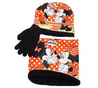 Set di guanti da camino cappello DISNEY MINNIE MOUSE per una ragazza rosso