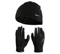 Set di guanti e berretto da donna Nike Fleece Nero XS/S
