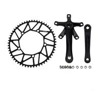 Set di guarnitura e corona leggera 130BCD per bici pieghevoli e da strada, pedivella da 170 mm per compatibilità a 9/10/11 velocità (50T)